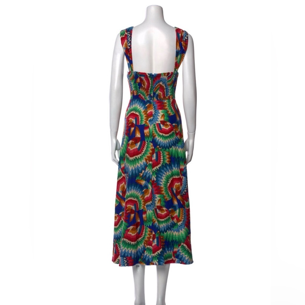 FARM Rio Colorful Patterned Midi Dress size small - Picture 4 of 4